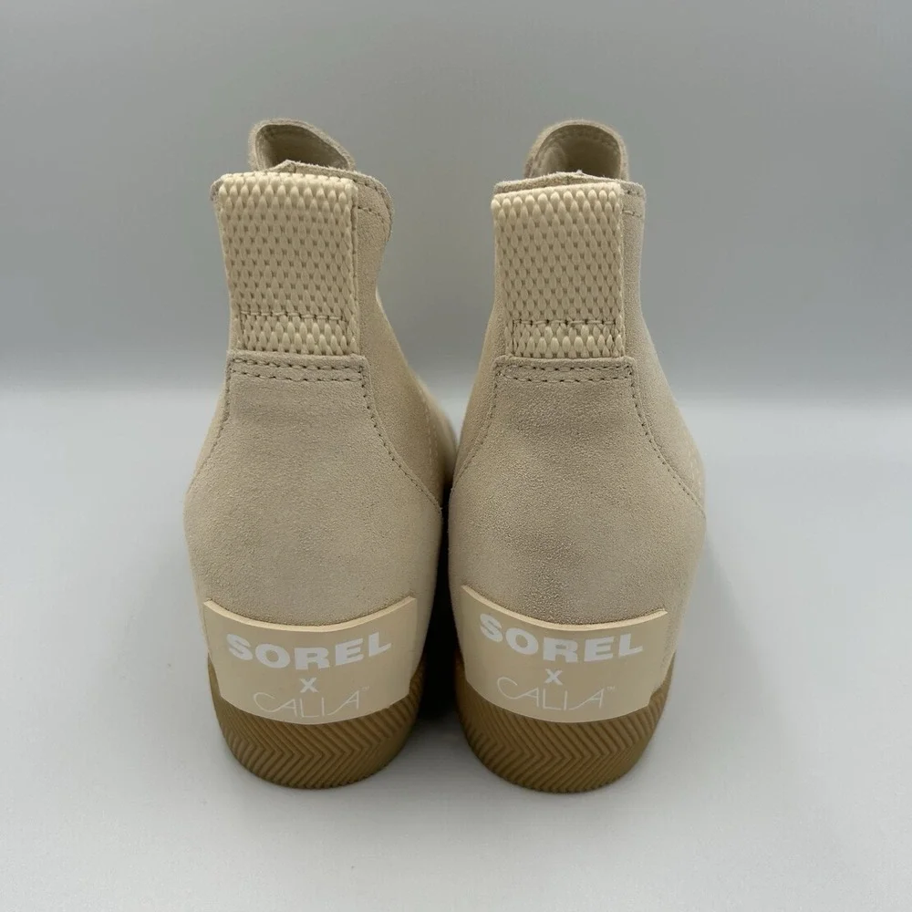 SOREL X CALIA Women's Out 'N About Slip-On Waterproof Wedge Boots SIZE‎ 6
